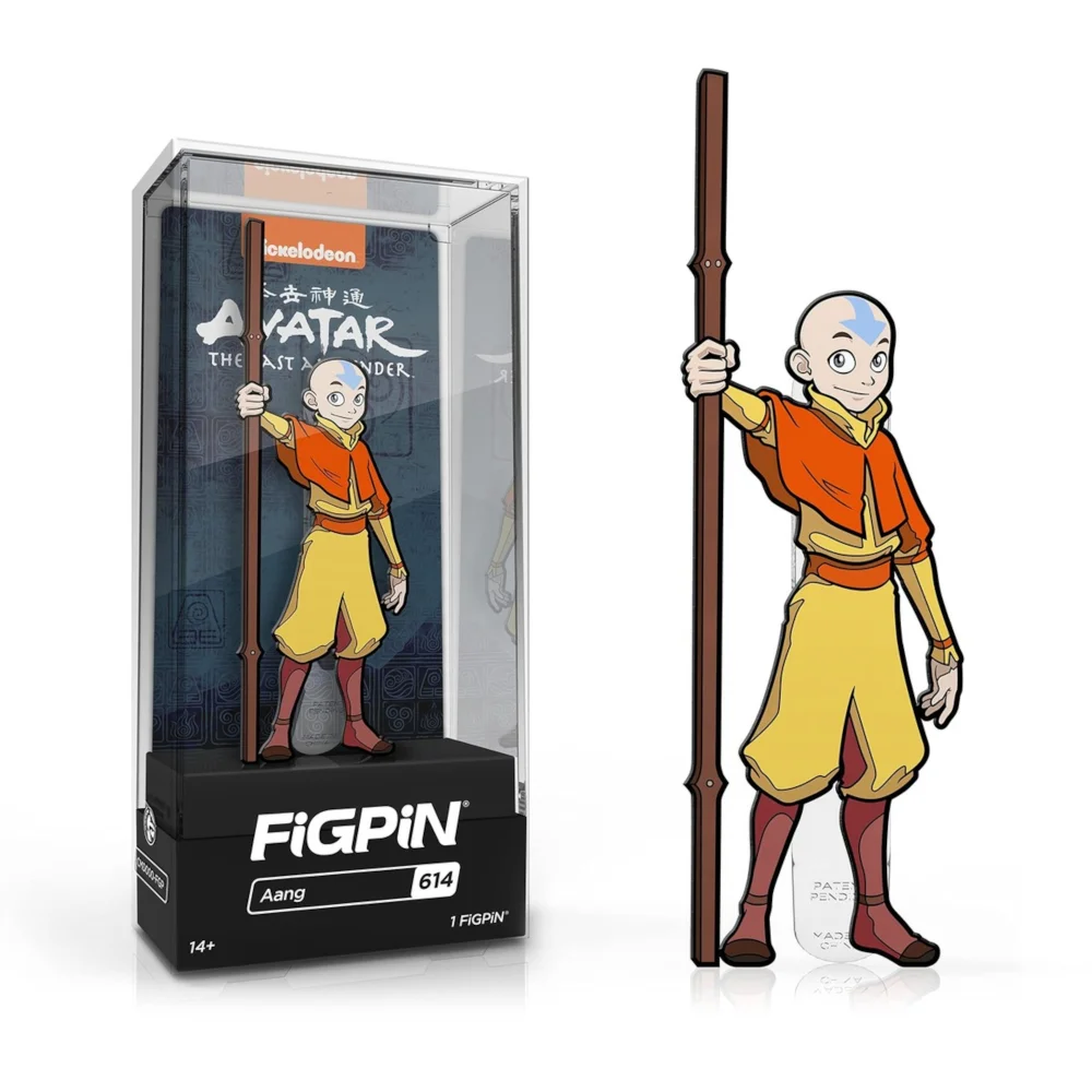 FiGPiN Avatar The Last Airbender Aang 3" Enamel Pin #615 Image 1