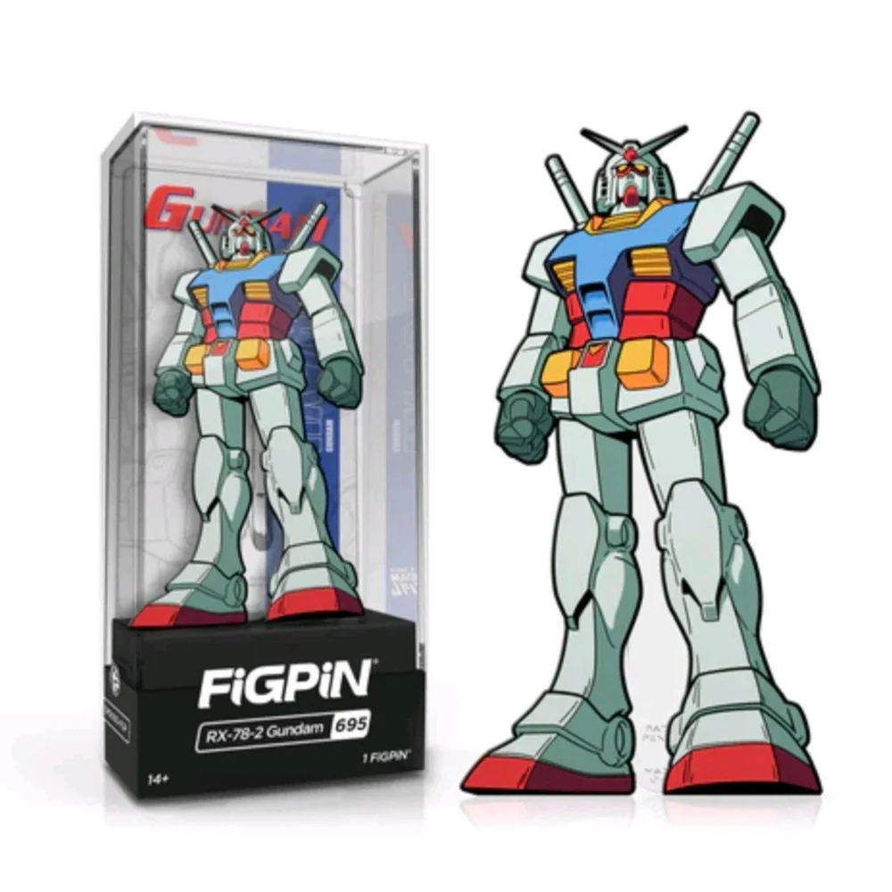 FiGPiN Gundam RX-78-2 Gundam 3" Enamel Pin # 696 Image 1