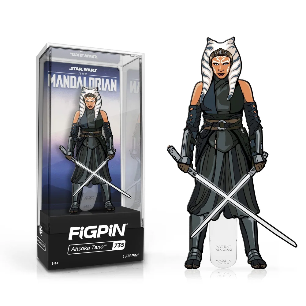 FiGPiN StarWars The Mandalorian Ahsoka Tano 3" Enamel Pin #735 Image 1