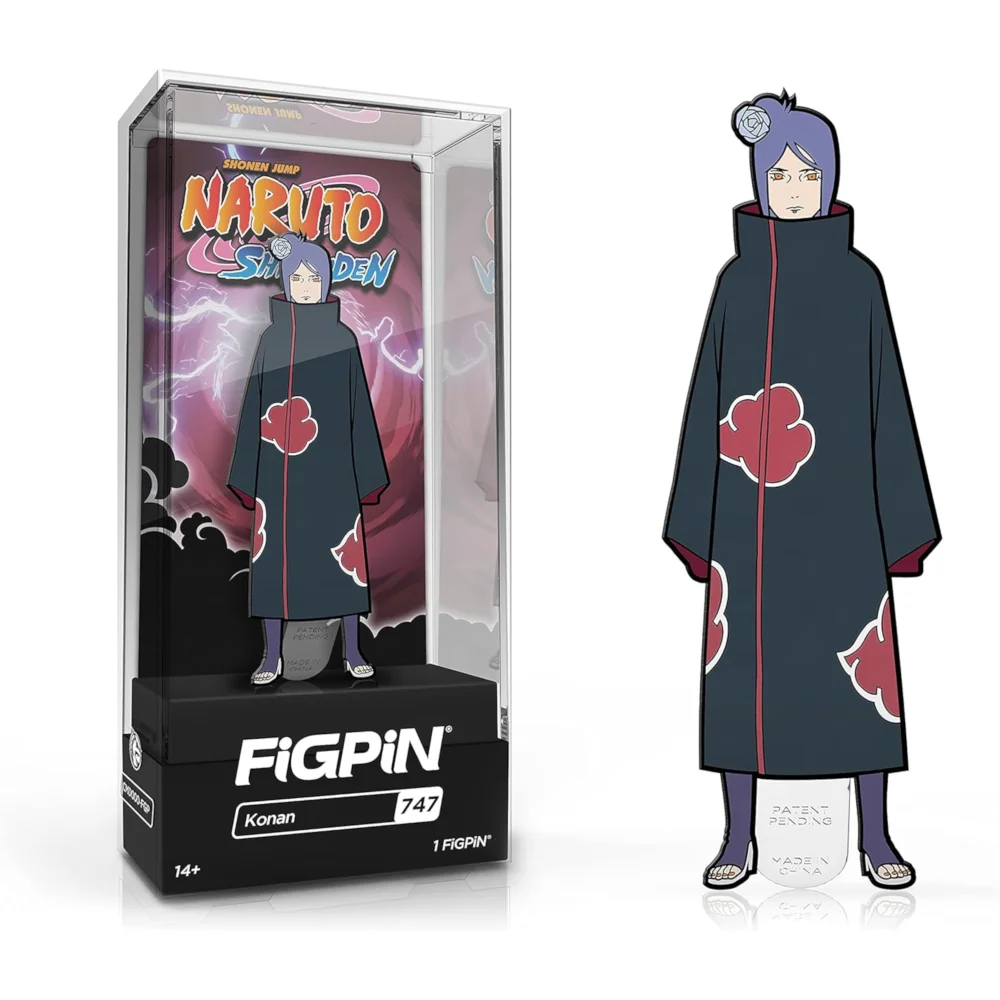 FiGPiN Naruto Shippuden Konan 3" Enamel Pin #747 Image 1
