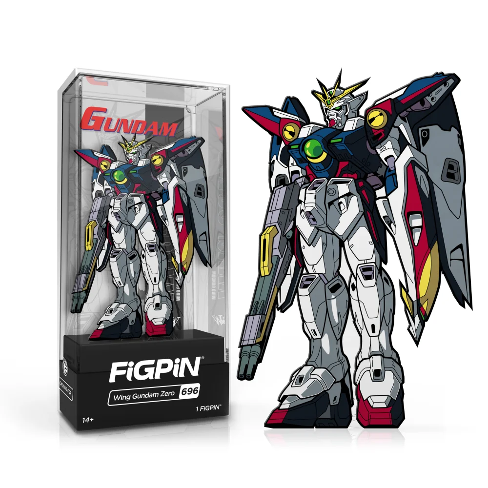 FiGPiN Gundam Wing Gundam Zero 3" Enamel Pin #697 Image 1