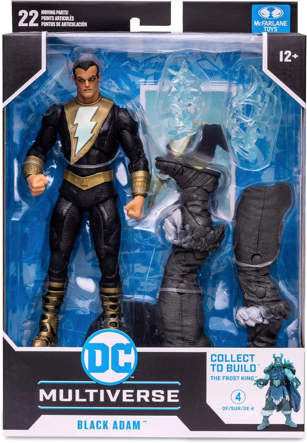 DC BUILD-A 7IN FIGURES WV7 - ENDLESS WINTER - BLACK ADAM Image 1