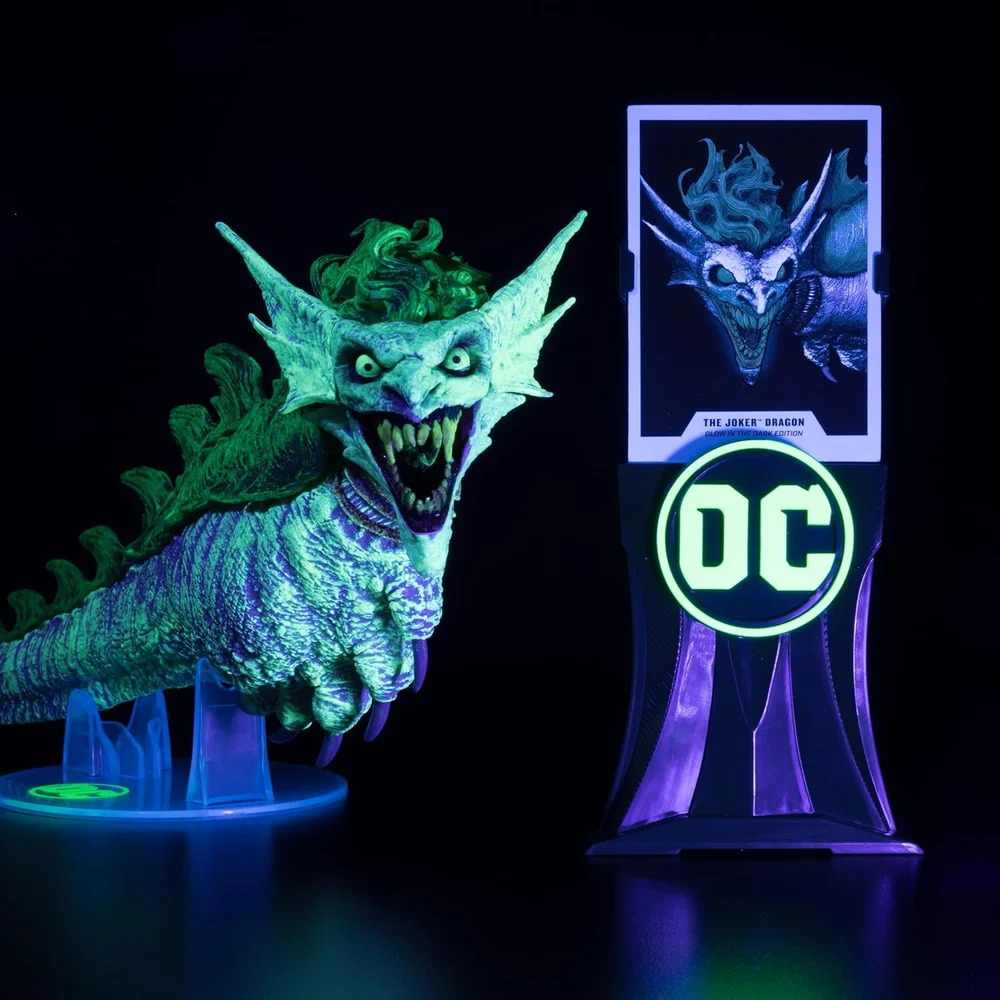 DC MULTIVERSE VEHICLES - THE JOKER DRAGON (GITD)(GOLD LABEL) Image 1