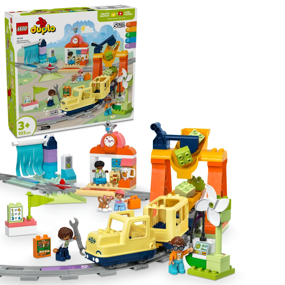 LEGO DUPLO Big Interactive Community Toy Train Set 10428 Image 1