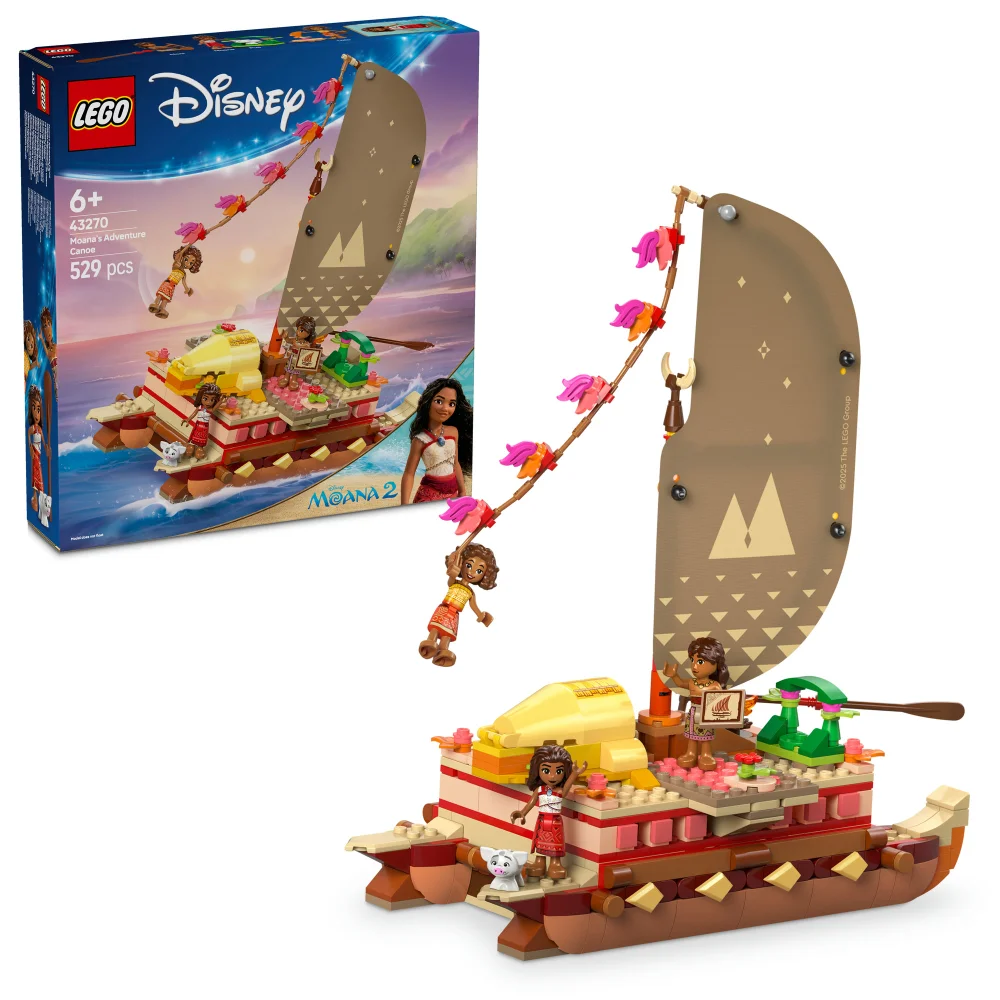 LEGO | Disney Princess Moana’s Adventure Canoe Set 43270 Image 1