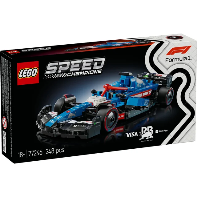 LEGO Speed Champions Visa Cash App RB VCARB 01 F1 Race Car 77246