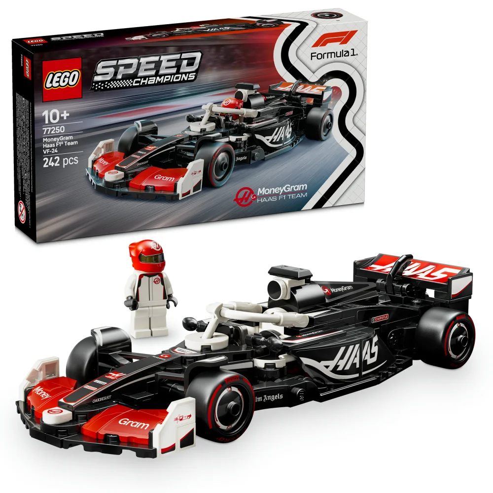 LEGO Speed Champions MoneyGram Haas F1 Team VF-24 Race Car 77250 Image 1