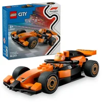LEGO® City F1® Driver with McLaren Race Car Mini Vehicle Toy Playset 60442