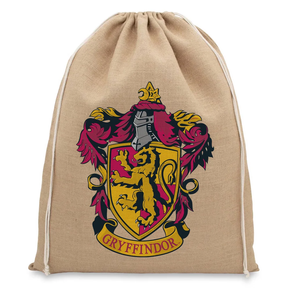 Harry Potter Gryffindor Christmas Hessian Sack Image 1