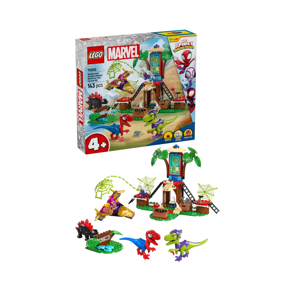 LEGO Marvel Spidey And His Amazing Friends Spidey and Gobby’s Raptor Battle at Tree House HQ 11200 Image 1