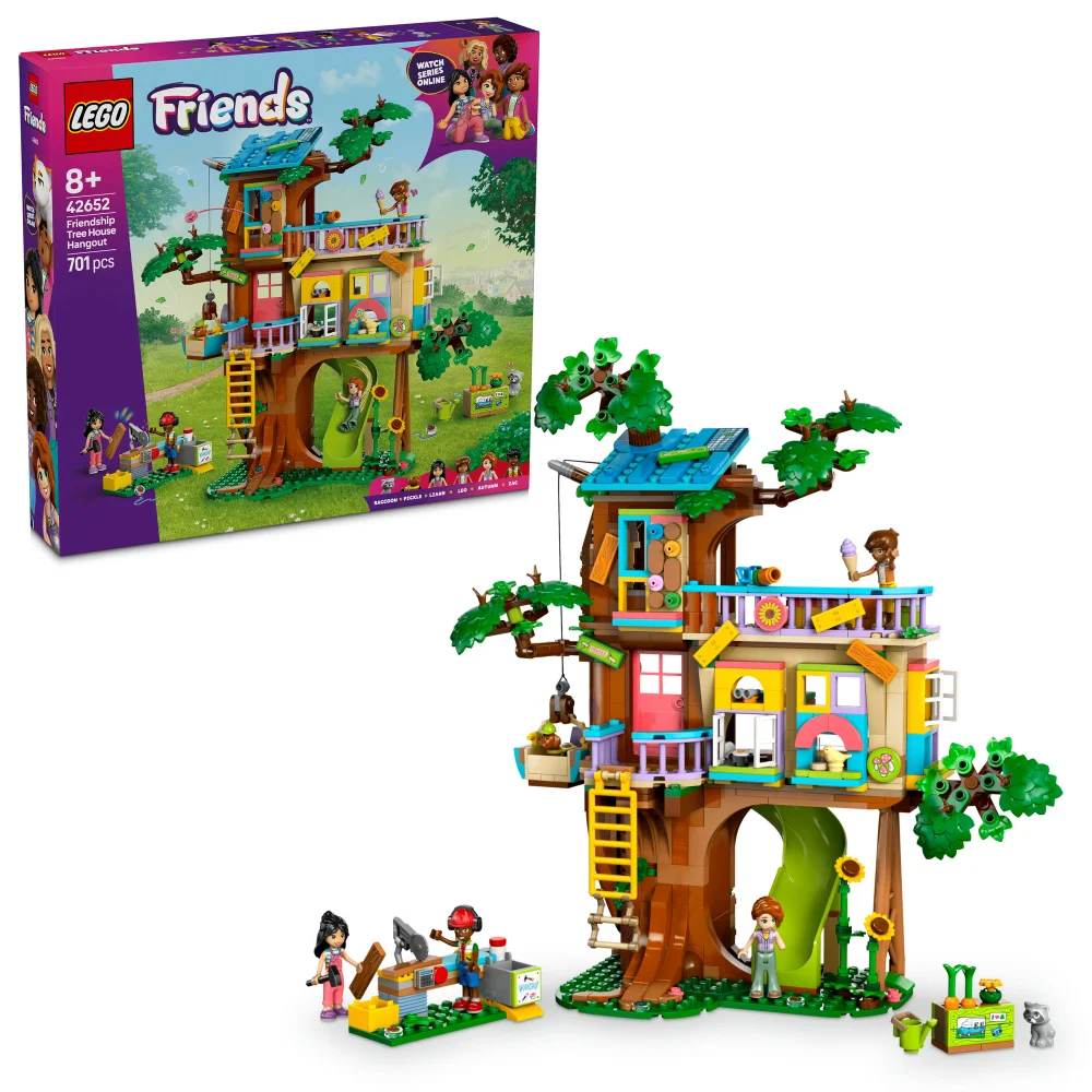 LEGO® Friends Friendship Tree House Hangout Building Kit for Pretend Play 42652 Image 1