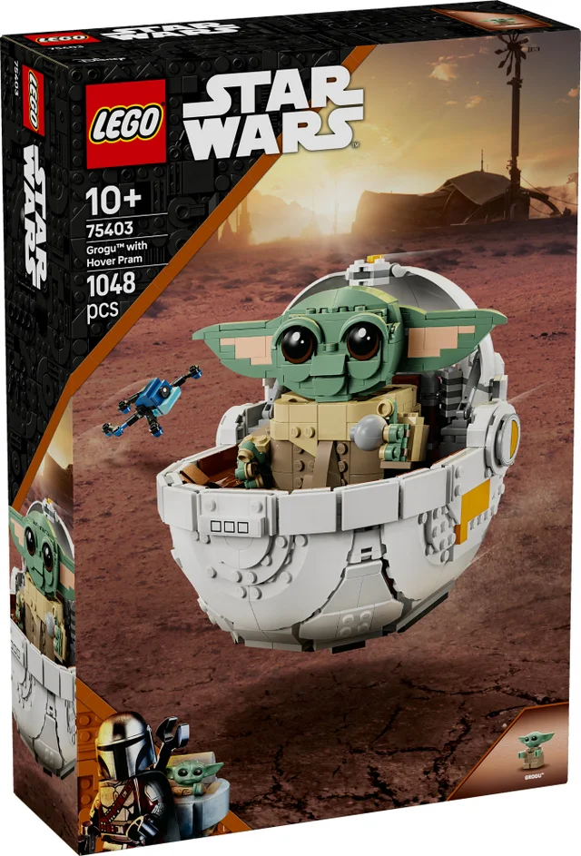LEGO Star Wars Grogu with Hover Pram Building Toy 75403