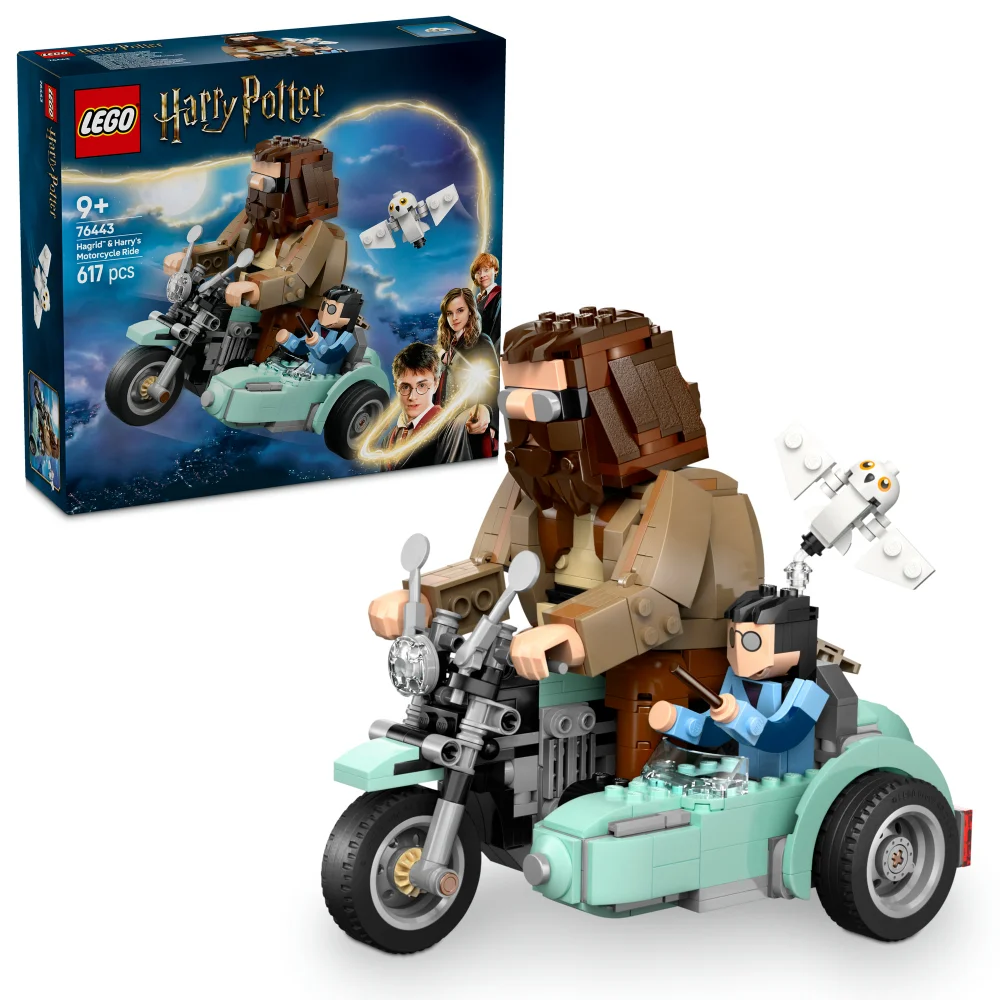 LEGO Harry Potter Hagrid & Harry’s Motorcycle Ride Toy 76443 Image 1