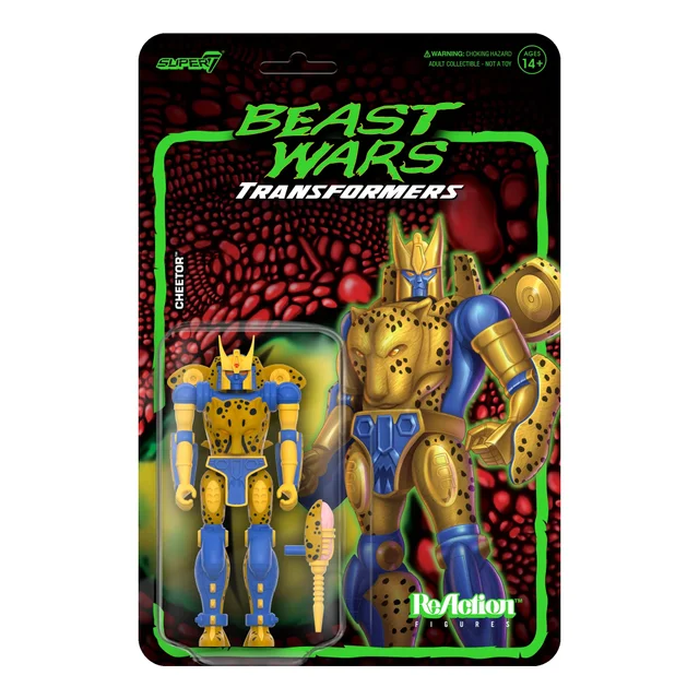 Super7 Transformers W7 - Beast Wars Cheetor ReAction Figure