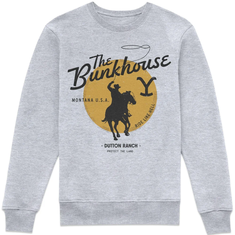 Yellowstone The Bunkhouse Sweatshirt - Grey - XS Image 1