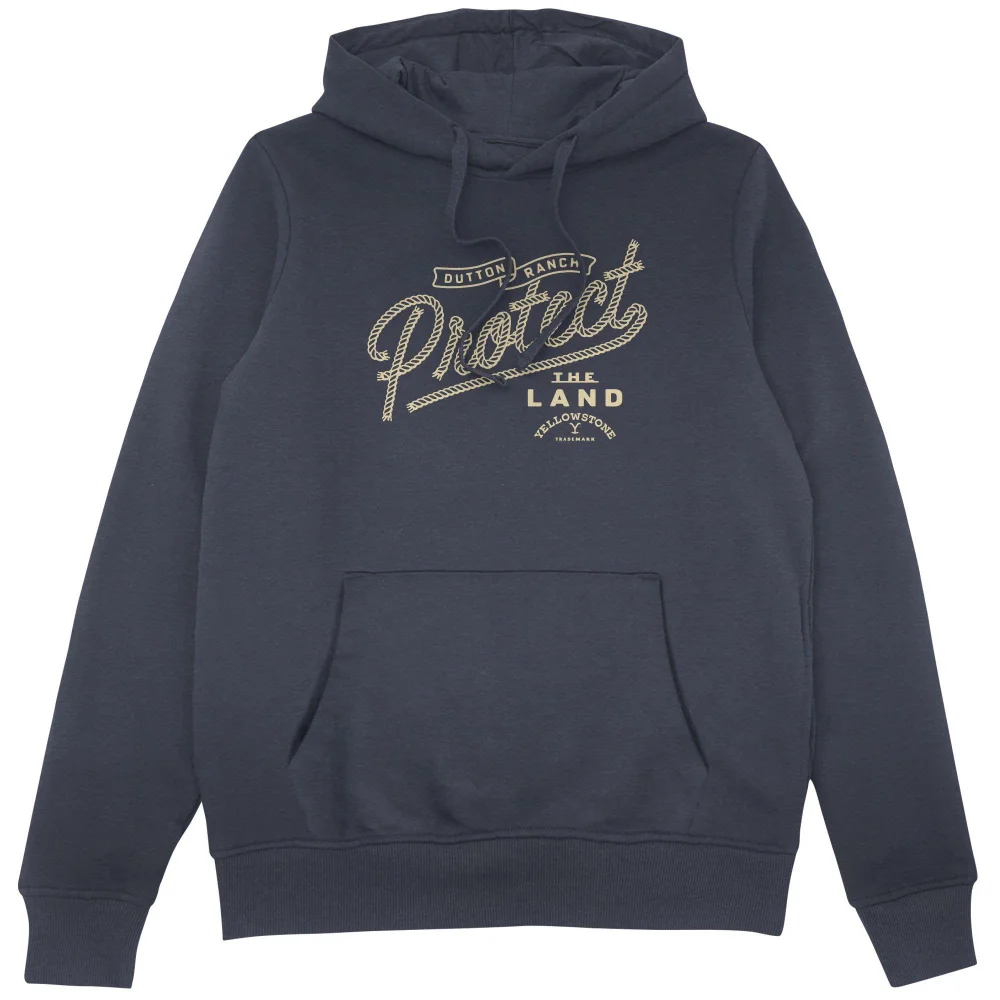 Yellowstone Protect The Land Hoodie - Navy - S Image 1