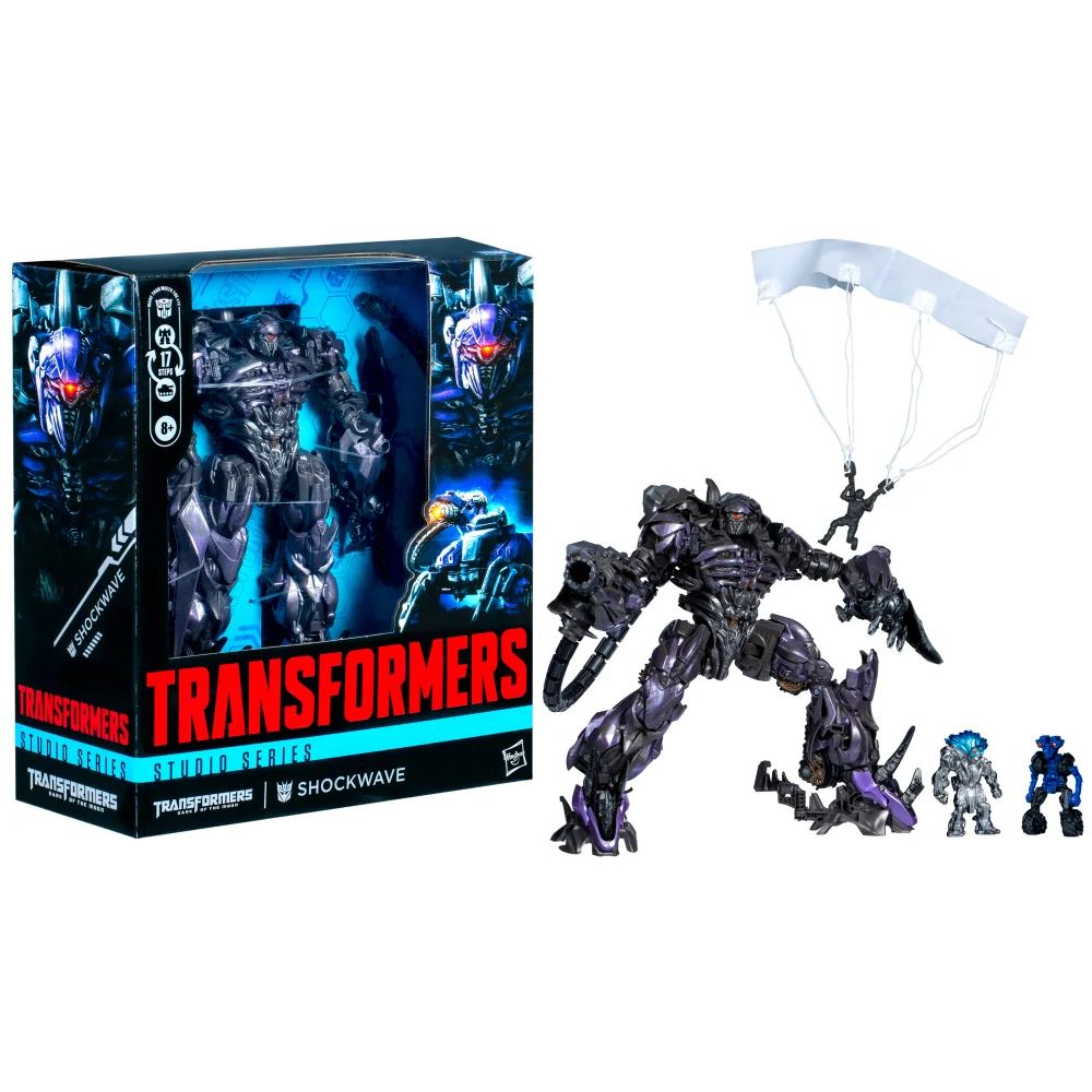 Transformers Studio Series Leader Class Transformers: Dark of the Moon Shockwave 21.5-cm Action Figure, 8+ Image 1