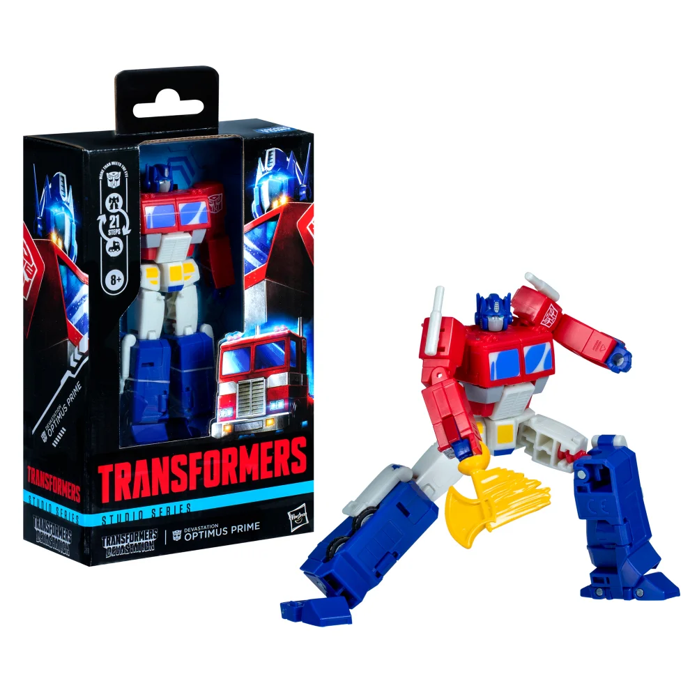 Transformers Studio Series Deluxe Class Transformers: Devastation Optimus Prime 11.5-cm Action Figure, 8+ Image 1