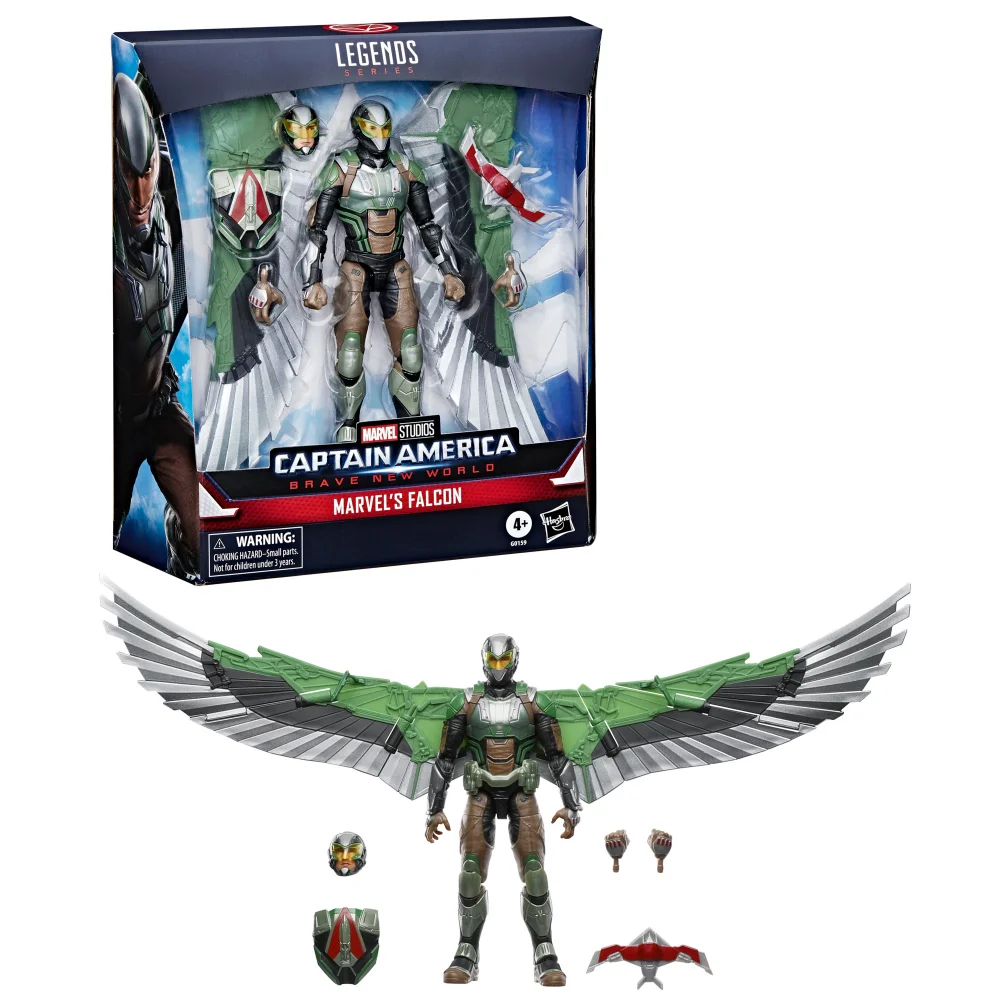Hasbro Marvel Legends Series Marvel’s Falcon, Captain America: Brave New World Action Figure (6”) Image 1