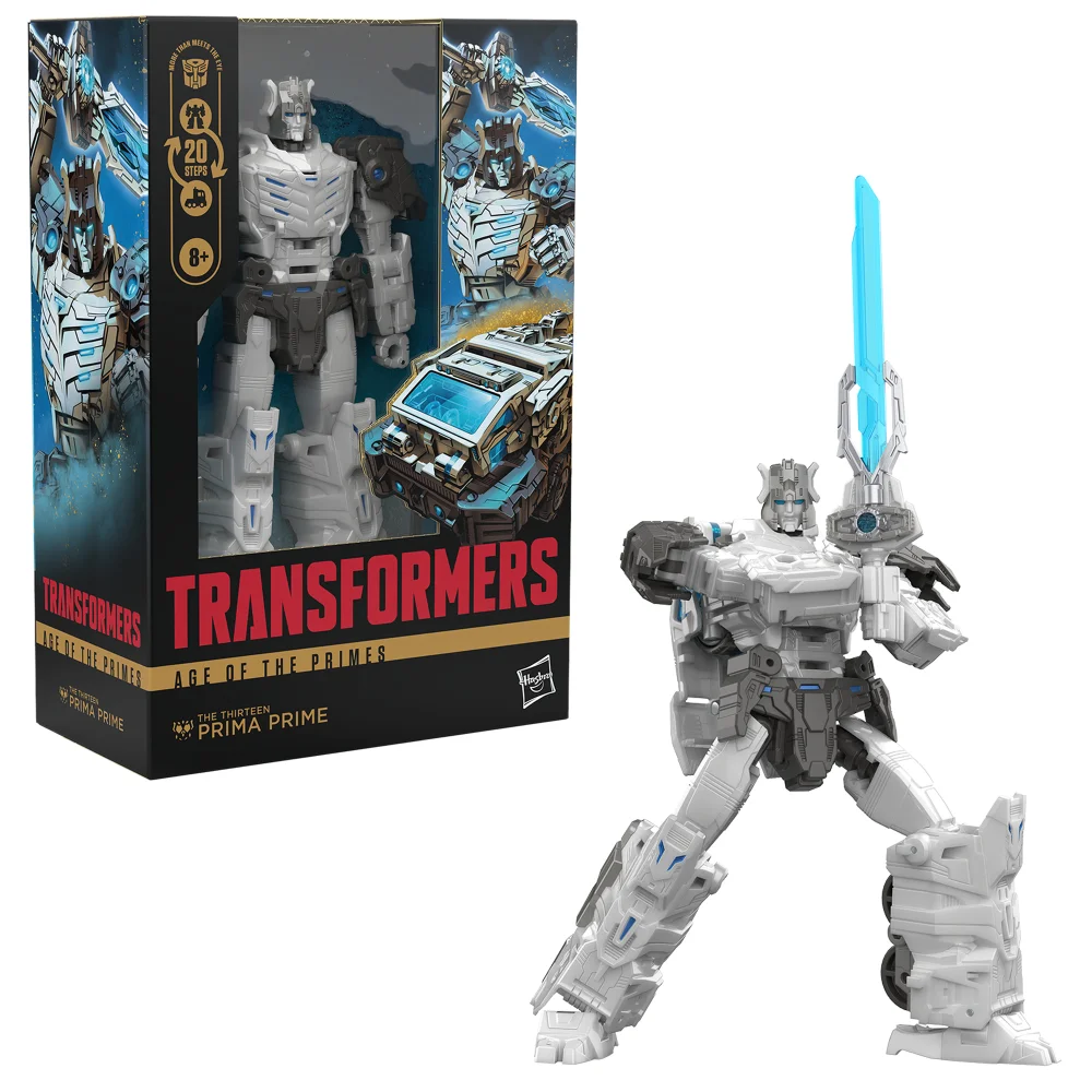 Hasbro Transformers Age of the Primes Voyager Class The Thirteen Prima Prime 7” Action Figure, 8+ Image 1