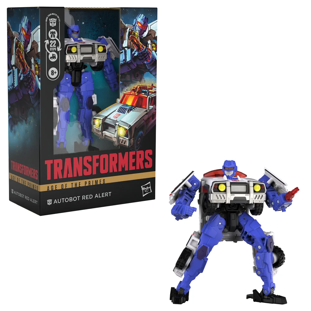 Hasbro Transformers Age of the Primes Voyager Class Autobot Red Alert 7” Action Figure, 8+ Image 1