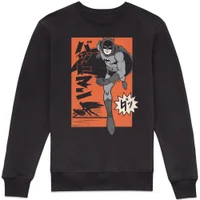 Batman Manga Comic Cover Sweatshirt - Black - undefined undefined