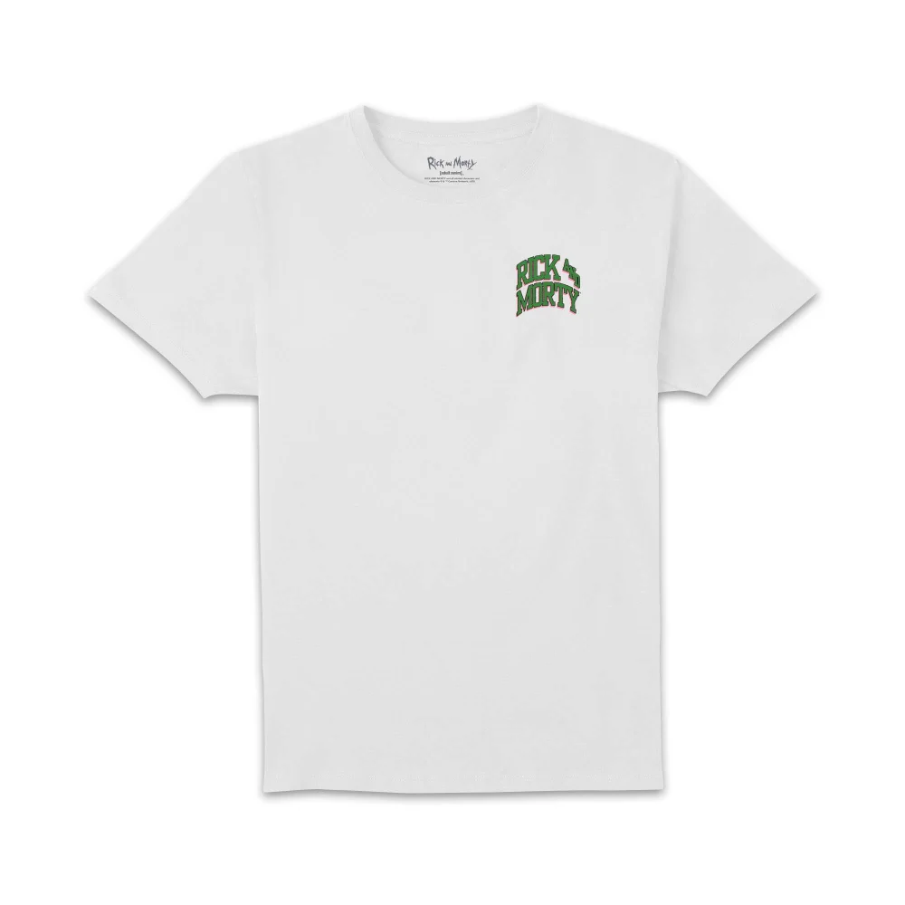 Rick and Morty Varsity Unisex T-Shirt - White - 3XL Image 1