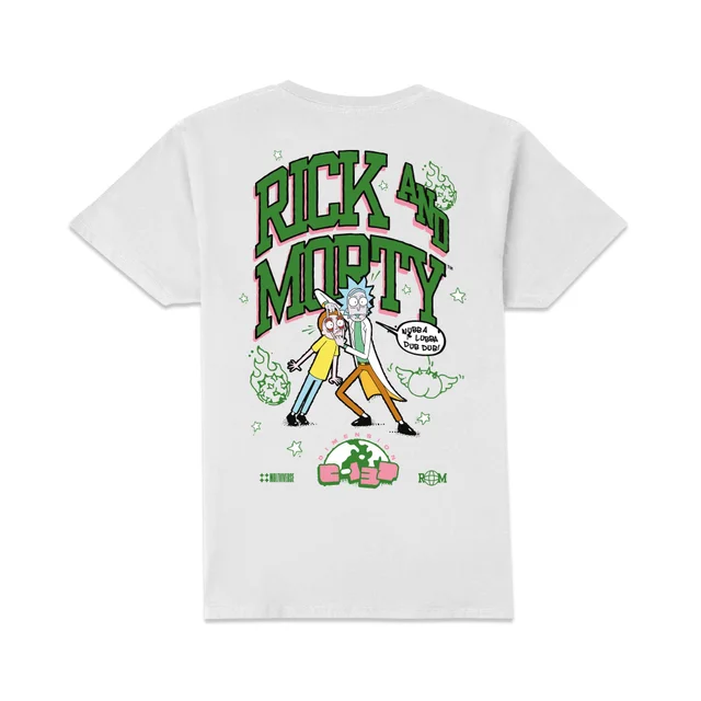 Rick and Morty Varsity Unisex T-Shirt - White