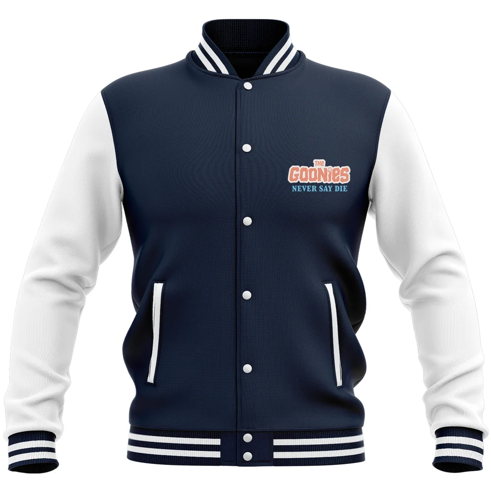 The Goonies Astoria Goondocks Unisex Varsity Jacket - Navy/White - S Image 1