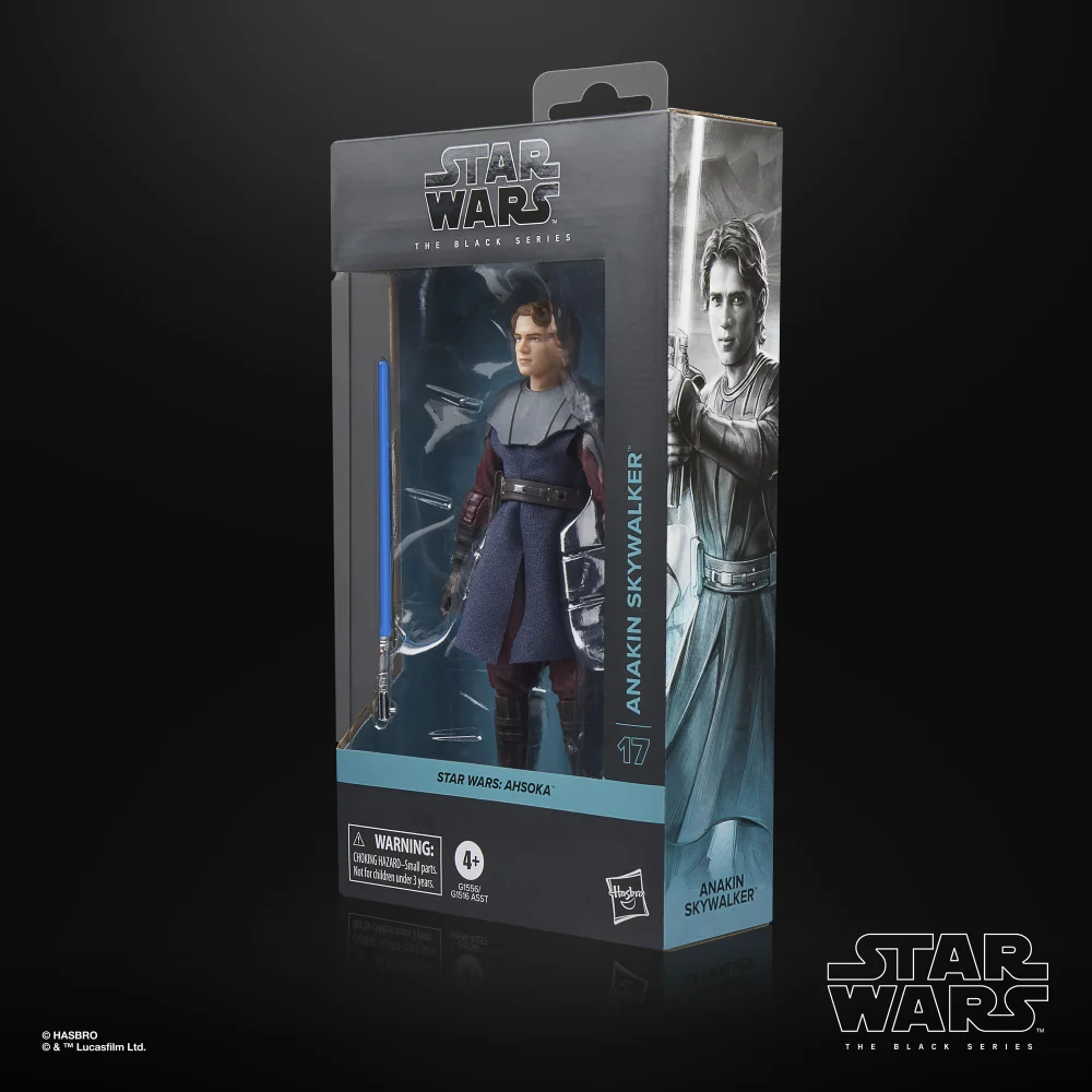 Hasbro Star Wars The Black Series Anakin Skywalker, Star Wars: Ahsoka Action Figure (6”) Image 1