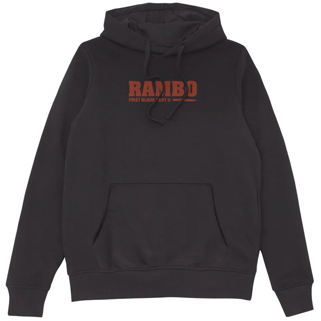 Rambo First Blood Part II Guerilla Warfare Hoodie - Black
