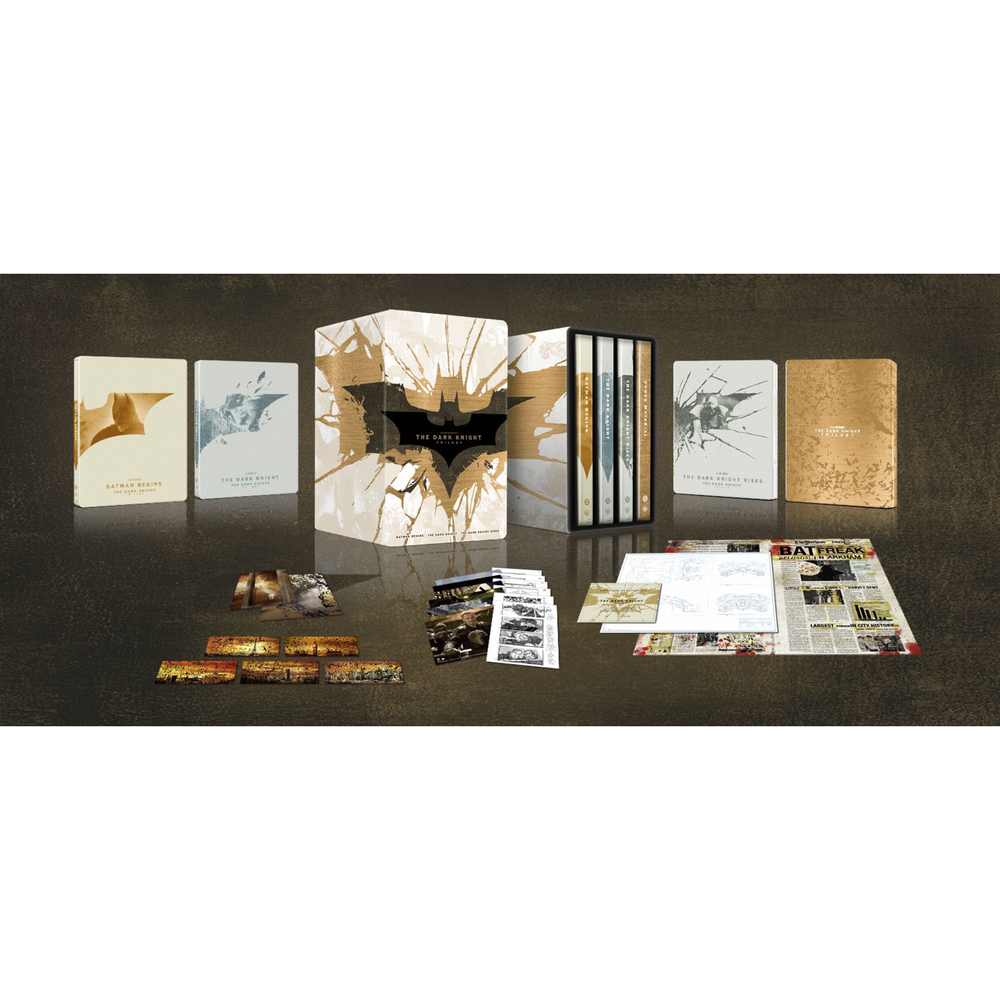 The Dark Knight Trilogy 20th Anniversary 4K & Blu-ray Steelbook Collection Image 1