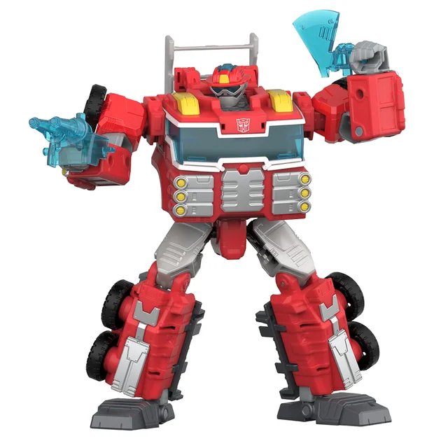 Hasbro Transformers Toys Age of the Primes Voyager Class Rescue Bot Heatwave 7” Action Figure, 8+