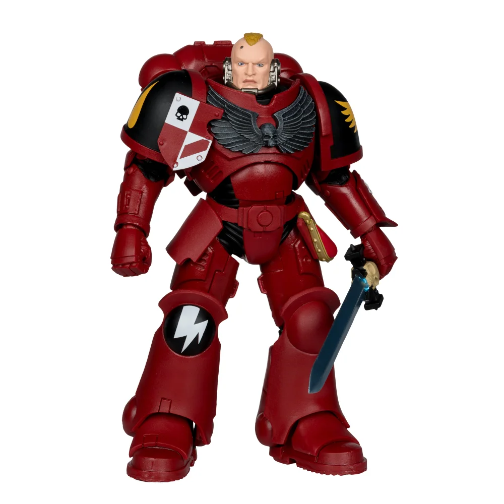 McFarlane Warhammer 40k Wave 11 Primaris Space Marine Blood Angel Assault Intercessor Sergeant Action Figure (7") Image 1