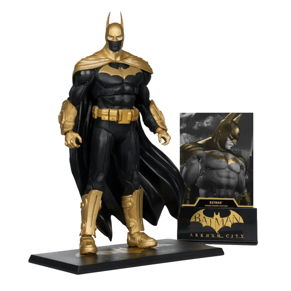McFarlane DC Multiverse Arkham City Knightmare Batman Gold Label Version Action Figure (7") Image 1