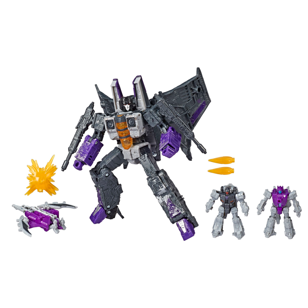Hasbro Transformers War for Cybertron Voyager Decepticon Phantomstrike Squadron 4-Pack - Final Strike Figure Series: Part 2 Image 1