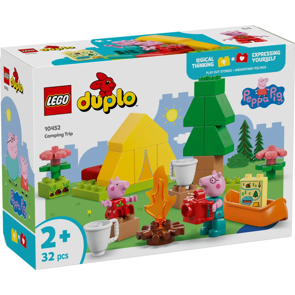 LEGO DUPLO Peppa Pig Camping Trip Toddler Learning Toy 10452 Image 1