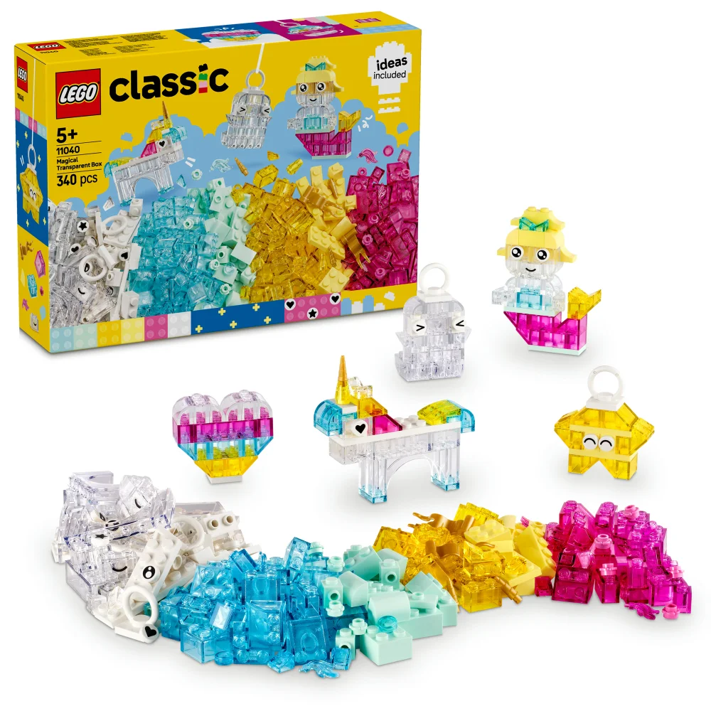 LEGO Classic Magical Transparent Box Building Toys Set 11040 Image 1