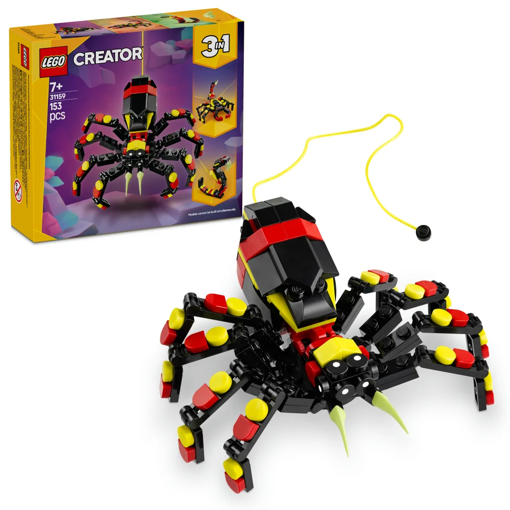 LEGO Creator 3in1 Wild Animals: Surprising Spider Toy 31159 Image 1
