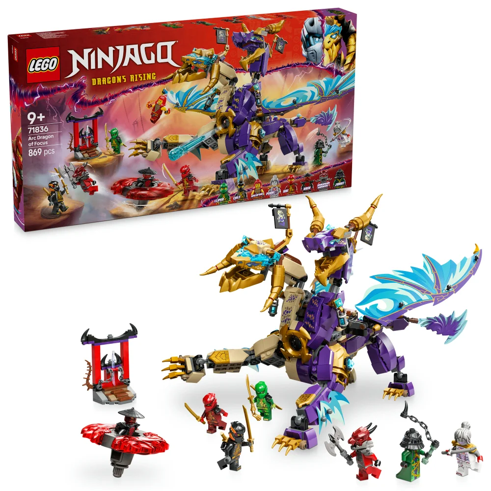 LEGO NINJAGO Arc Dragon of Focus Ninja Building Toy 71836 Image 1