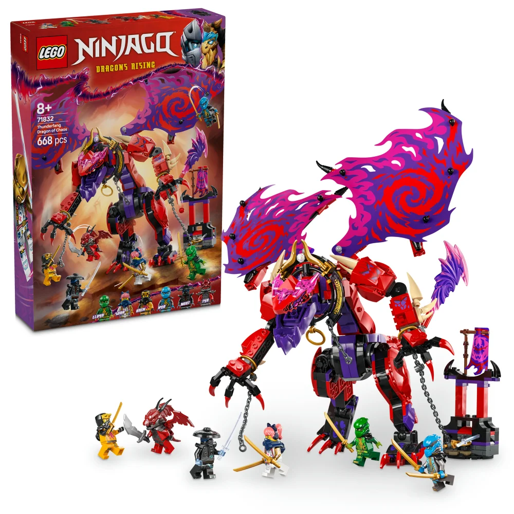 LEGO NINJAGO Thunderfang Dragon of Chaos Role-Play Toy 71832 Image 1