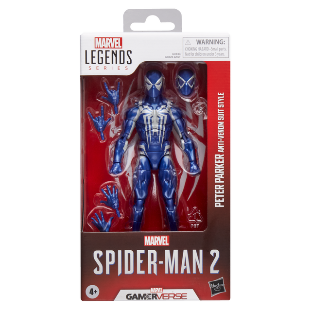 Hasbro Marvel Legends Series Gamerverse Peter Parker Anti-Venom Suit Style Spider-Man Action Figure