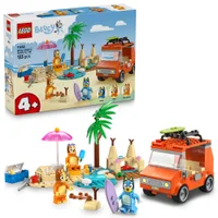 LEGO® Bluey: Bluey’s Beach & Family Car Trip, Preschool Toy Building Kit 11202