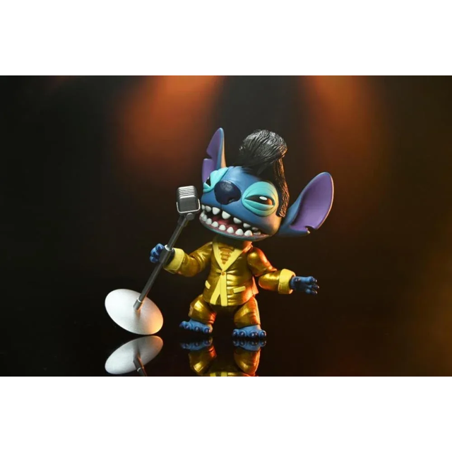 NECA - LILO AND STITCH GOLD SUIT ELVIS STITCH ULTIMATE 7 INCH SCALE ACTION FIGURE (DISNEY)