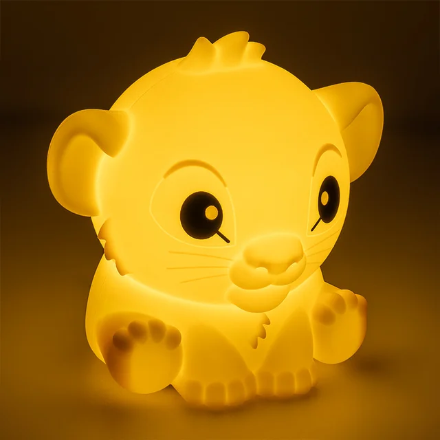 Disney Simba Squishyglo Silicone Light Rechargeable