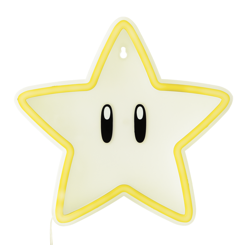 Super Mario Super Star Wall Mountable Led Neon Light Image 1