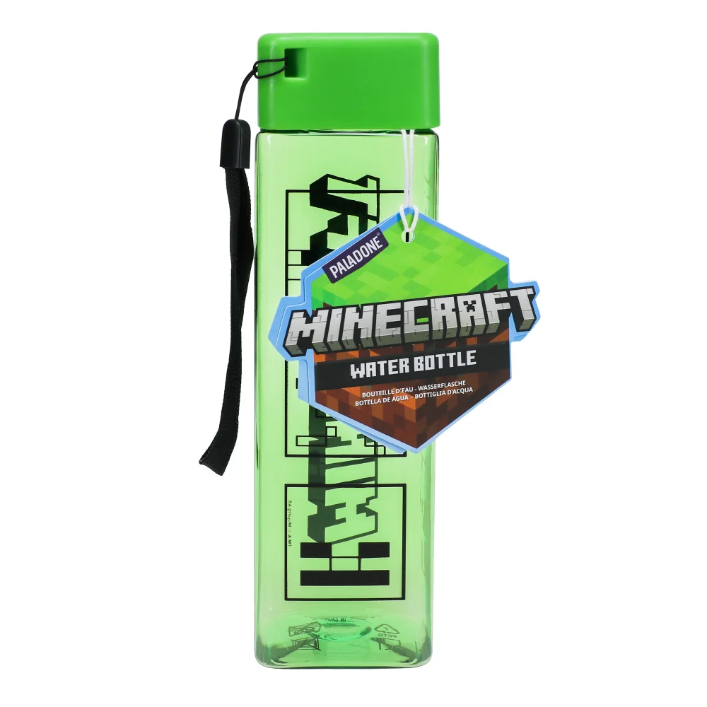 Minecraft Shaped Water Bottle Image 1