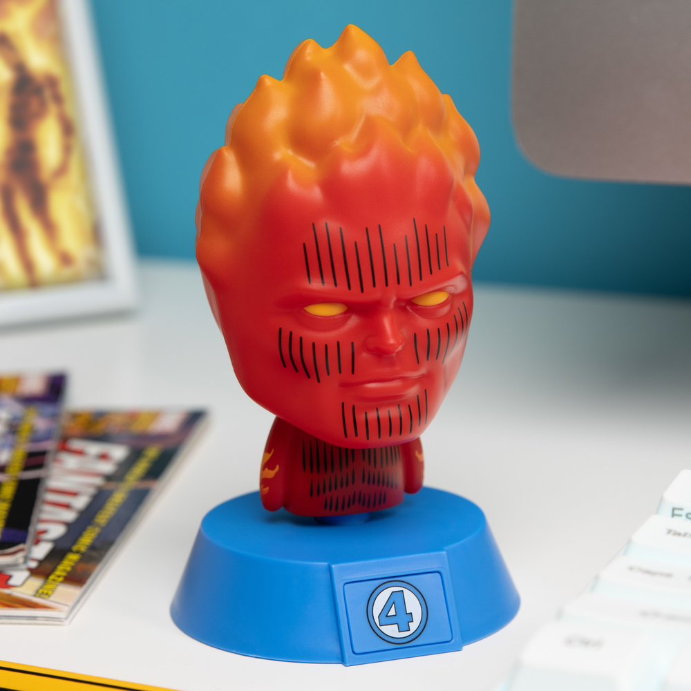 Fantastic Four Human Torch Icon Light Image 1