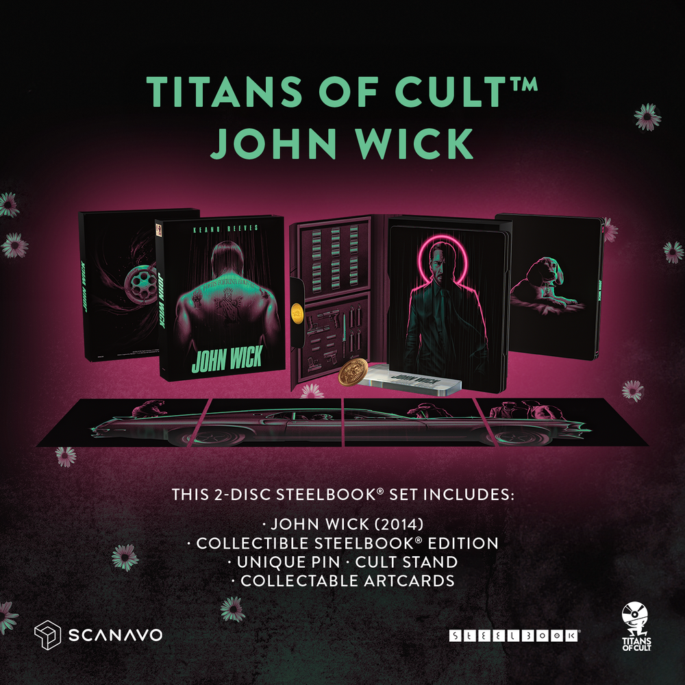 John Wick 10th Anniversary Titans of Cult 4K Ultra HD Steelbook Image 1
