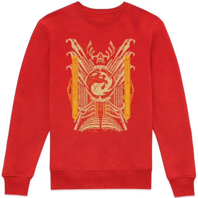 Magic: The Gathering Phyrexian Mountain Sweatshirt - Red
